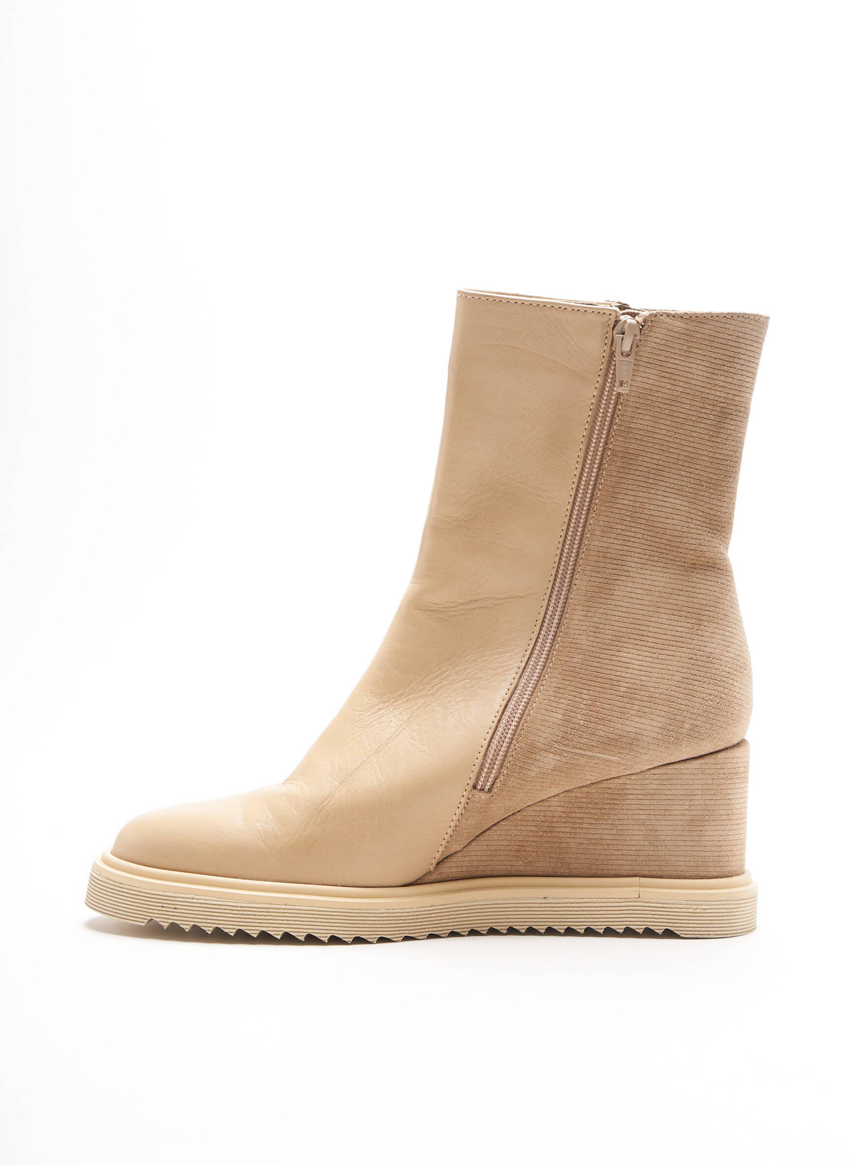Softwaves Bottines Femme couleur beige