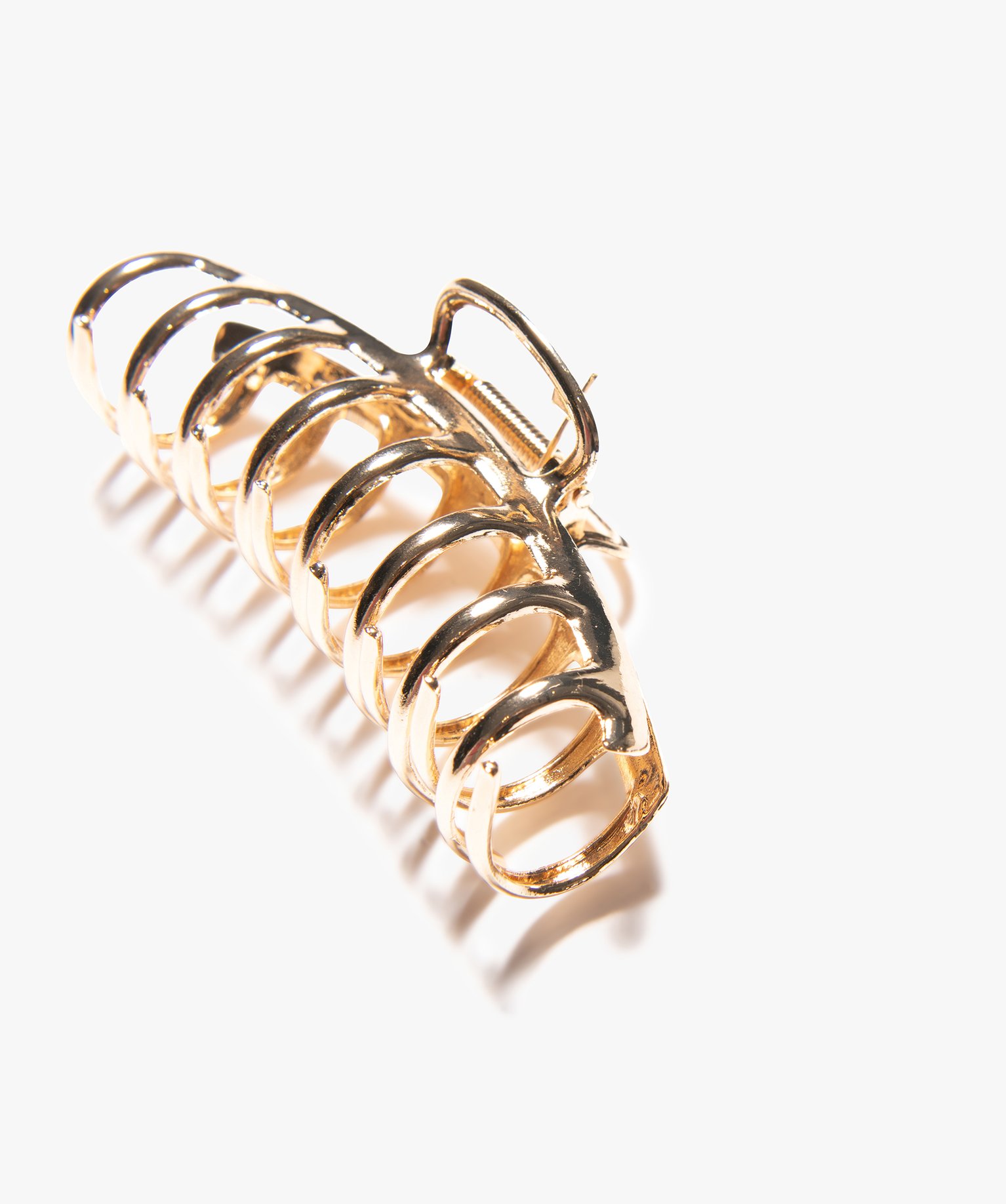 Pince femme forme crabe en métal or | GEMO