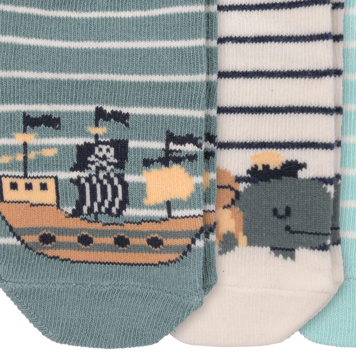 3 Paar Baby Kurzsocken im Set