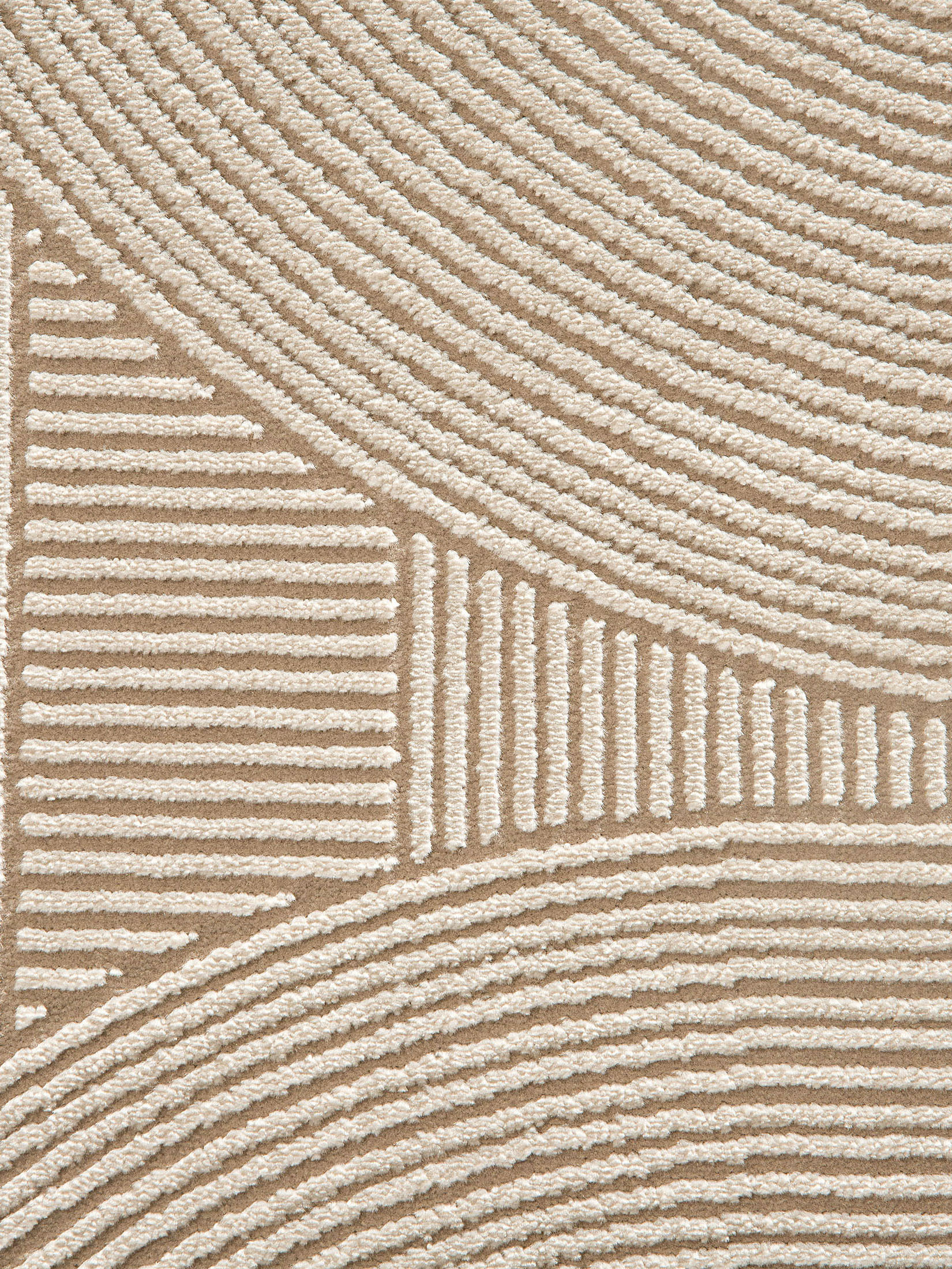 Biarritz Moderner Teppich, Taupe