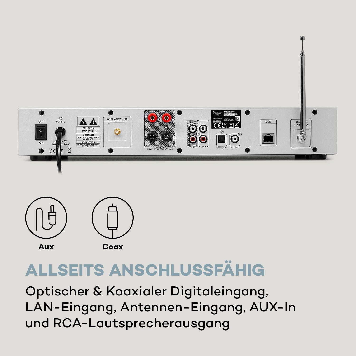 Auna Silver Star Audioverstärker