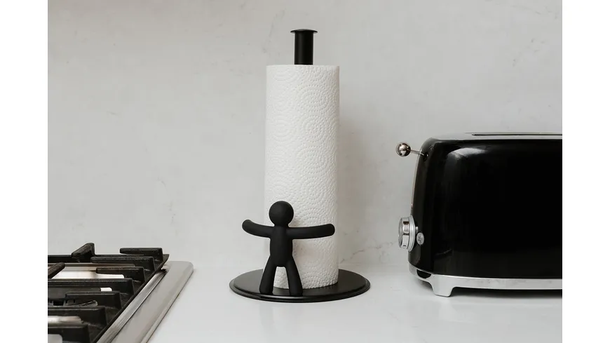 umbra Küchenrollenhalter BUDDY schwarz
