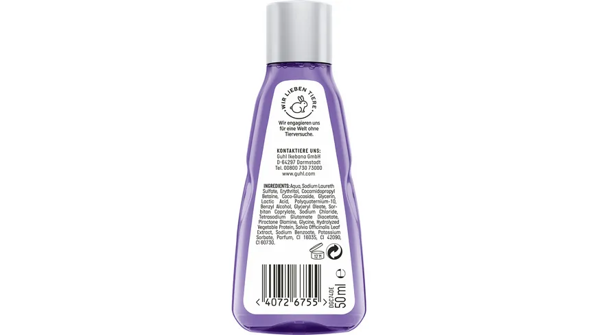 GUHL SILBERGLANZ&PFLEGE Shampoo 50ml 50 ml