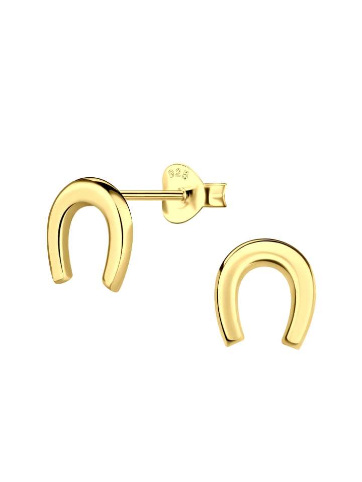 Alexander York Ohrringe, Ohrstecker HUFEISEN in Gold aus 925 Sterling Silber, 2-tlg. günstig kaufen onesize