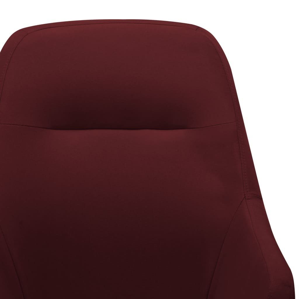 möbelando Schaukelstuhl Balzhausen (BxHxT: 61x89x80,5 cm), aus Stoff in Weinrot