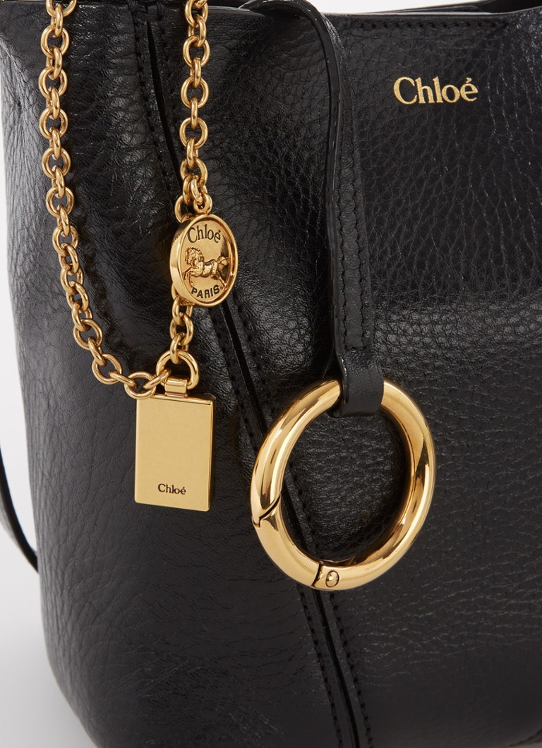 Chloé Spin calfskin crossbody bag with detachable shoulder strap
