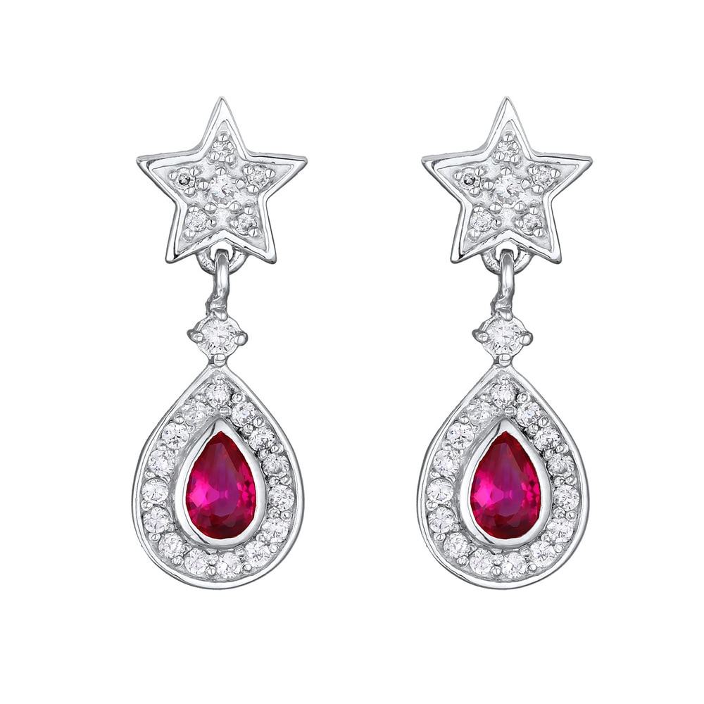 Elli PREMIUM Elli PREMIUM Boucles d'Oreilles Femmes pendentif d'oreilles goutte étoile élégant Boucles d'oreilles