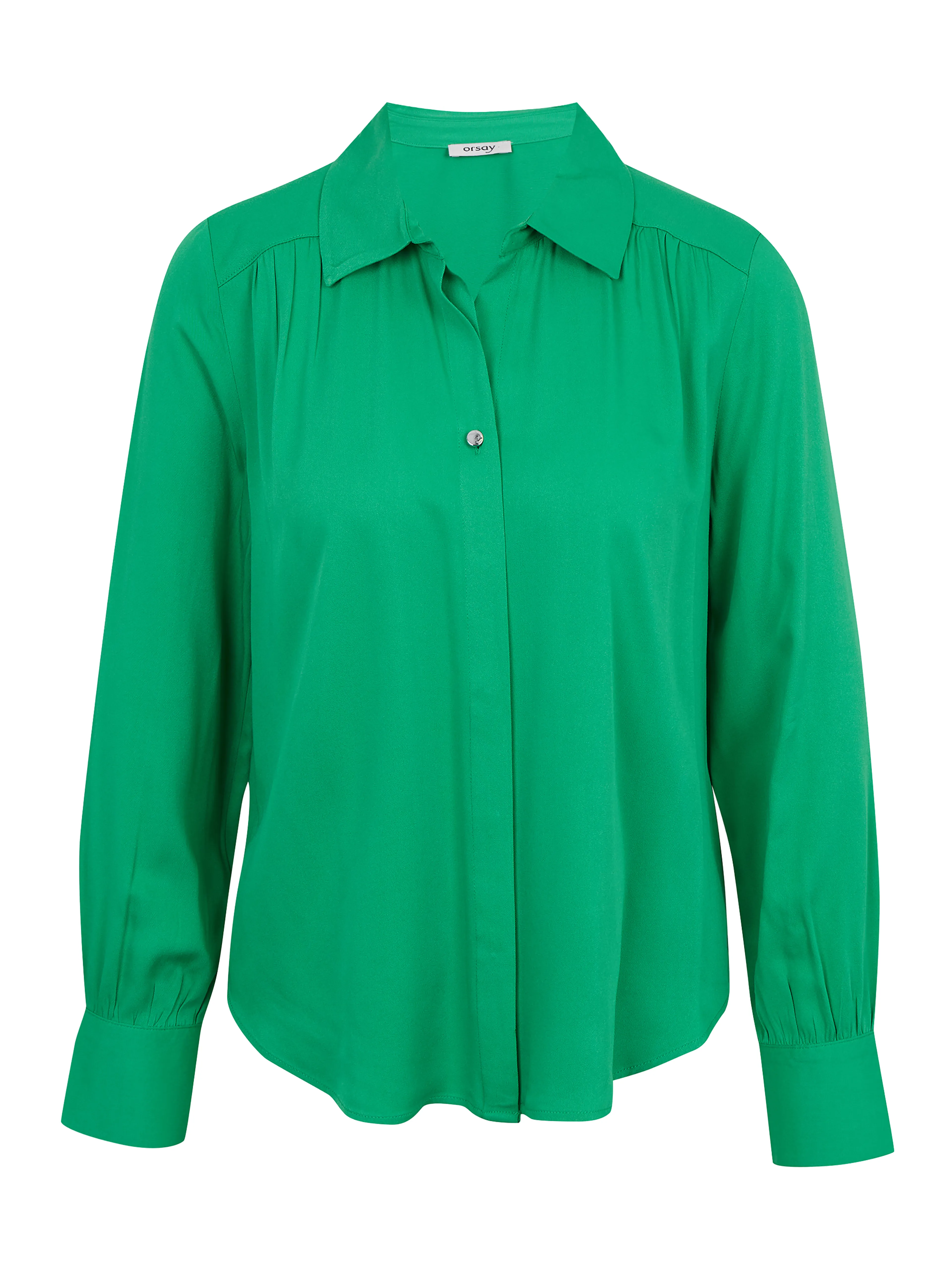 Grüne Damen-Satinbluse ORSAY