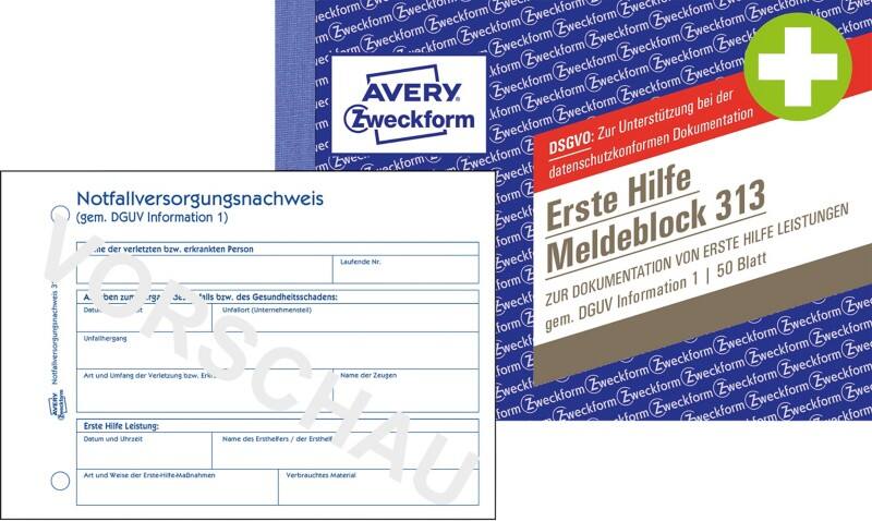 AVERY Zweckform Formularbuch 313 DIN A6 Perforiert N/A 50 Blatt