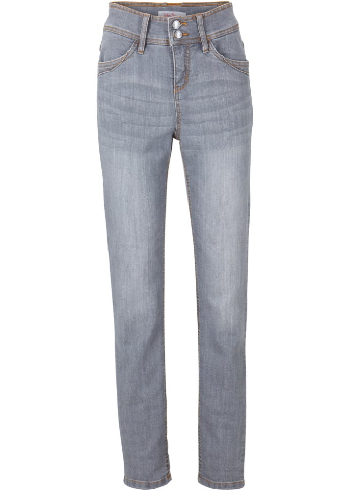 High Waist Komfort-Stretch-Jeans, Slim