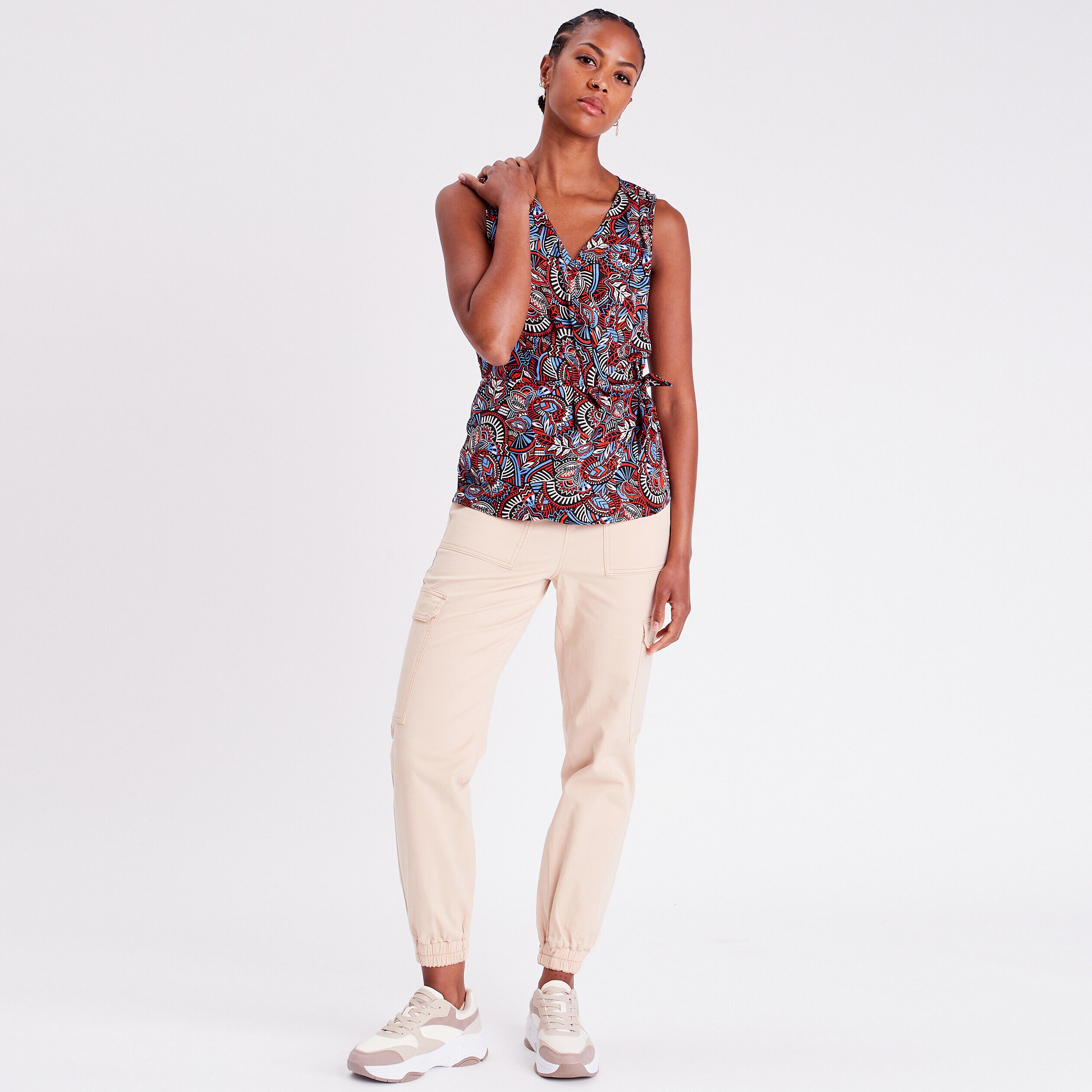 Blouse sans manches noir femme | Cache Cache