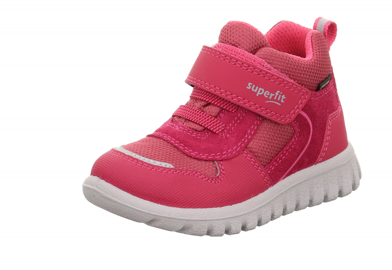 SPORT7 MINI - Rot/PinkSneaker high mit Klettverschluss