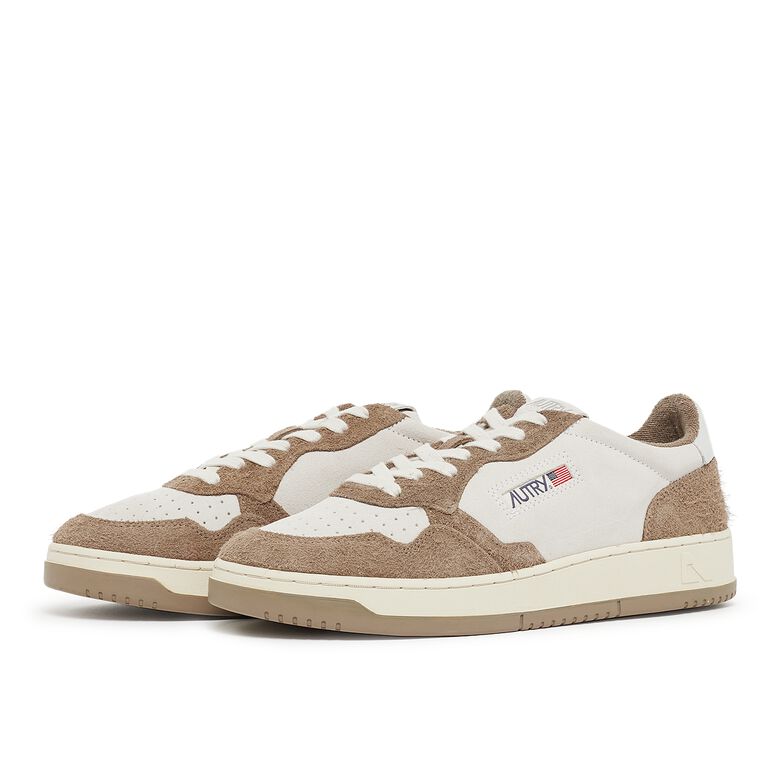 Autry Medalist Low SH04 suede/hair mud