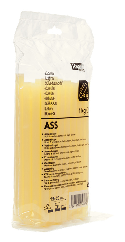 Rapid 40302787 12mm Professional ASS packaging glue cartridges