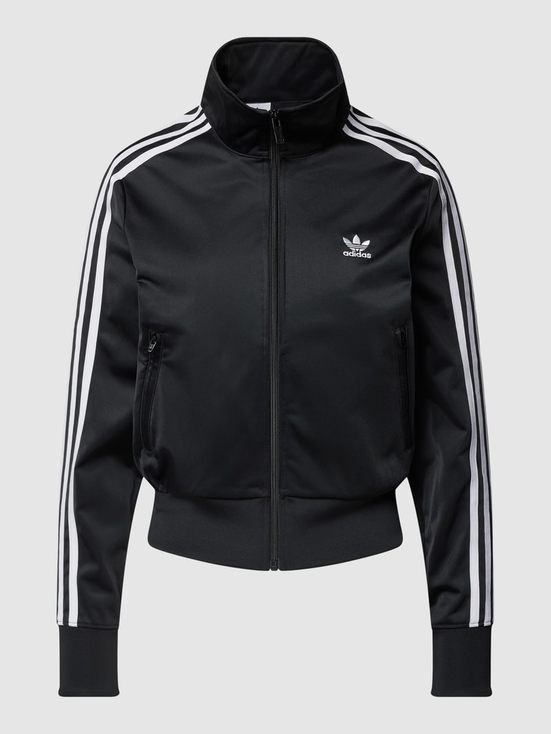 Sweatjacke mit Galonstreifen Modell 'FIREBIRD' in black
