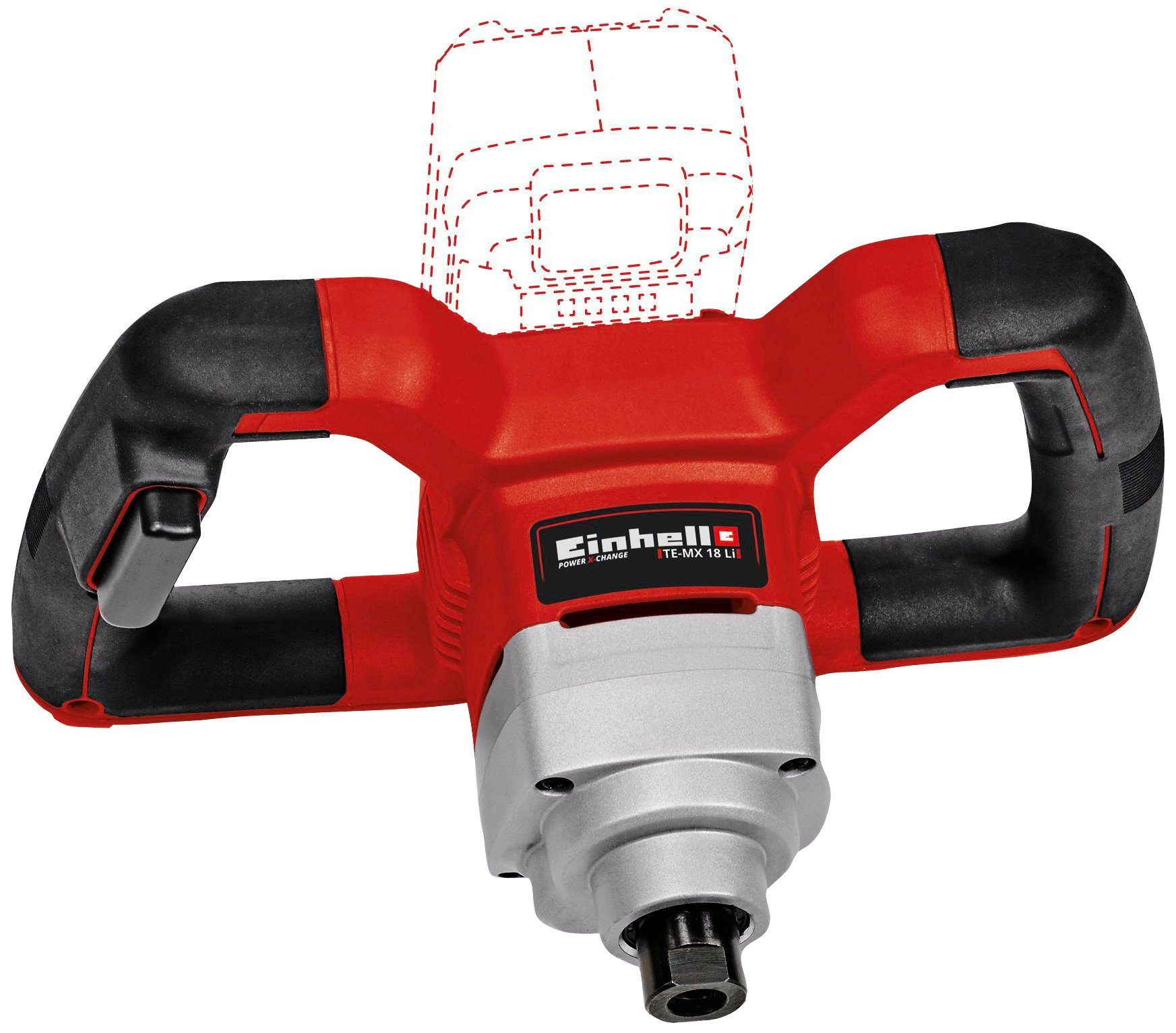 Einhell Rührwerk TE-MX 18 Li - Solo, Ø 100 mm, Power X-Change, ohne Akku und Ladegerät, inkl. 1 Rührer