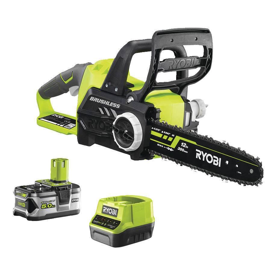 Ryobi 5133003830 RCS18X3050F Motorsag 30 cm One+ 18 Volt 5,0 Ah Li-ion