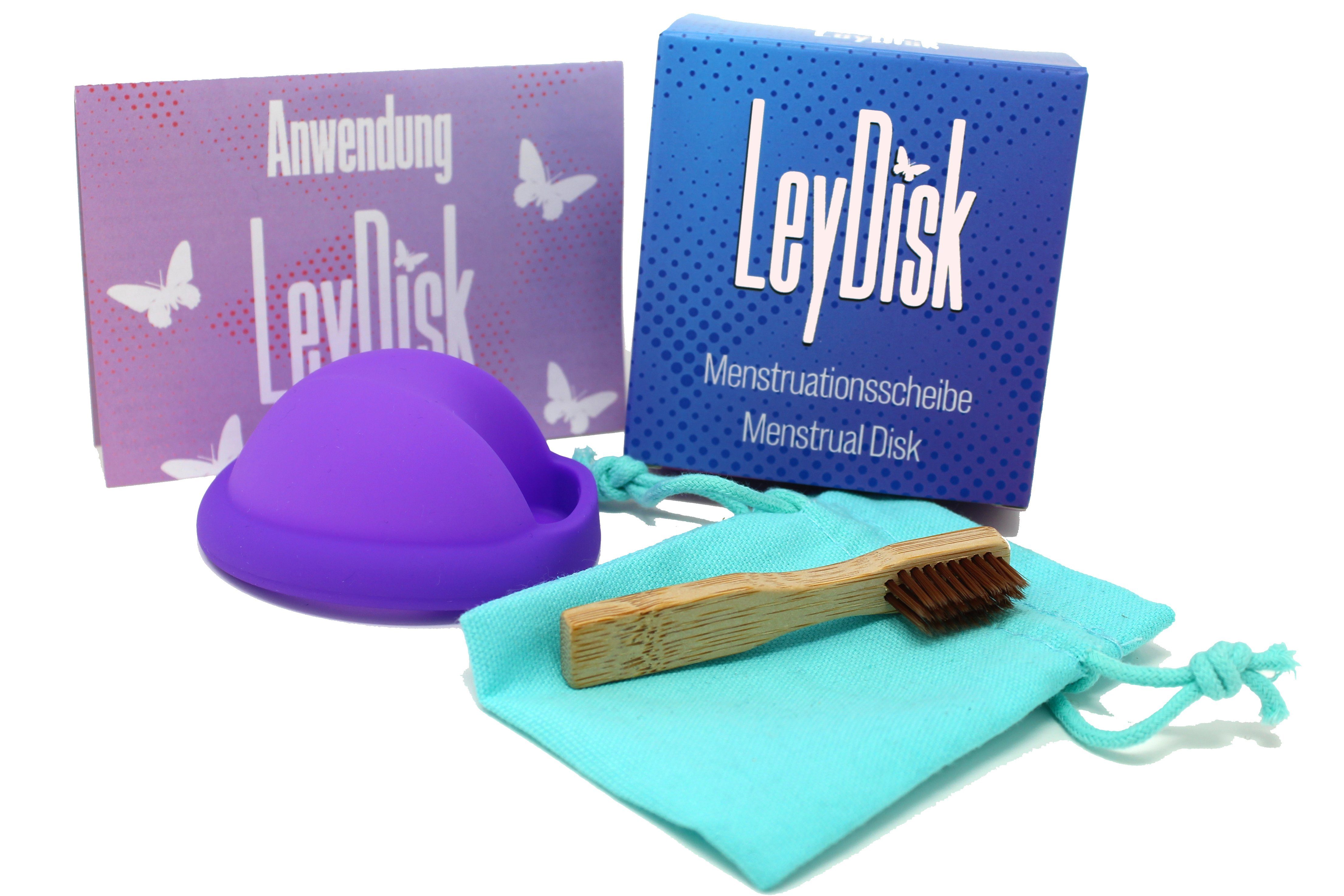 Leydi Intimpflege LeyDisk Menstruationsdisk, 4-tlg., Großes Fassungsvermögen, einfache Anwendung und nachhaltig!
