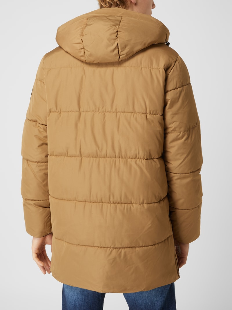 Parka mit abnehmbarer Kapuze - wasserabweisend in camel