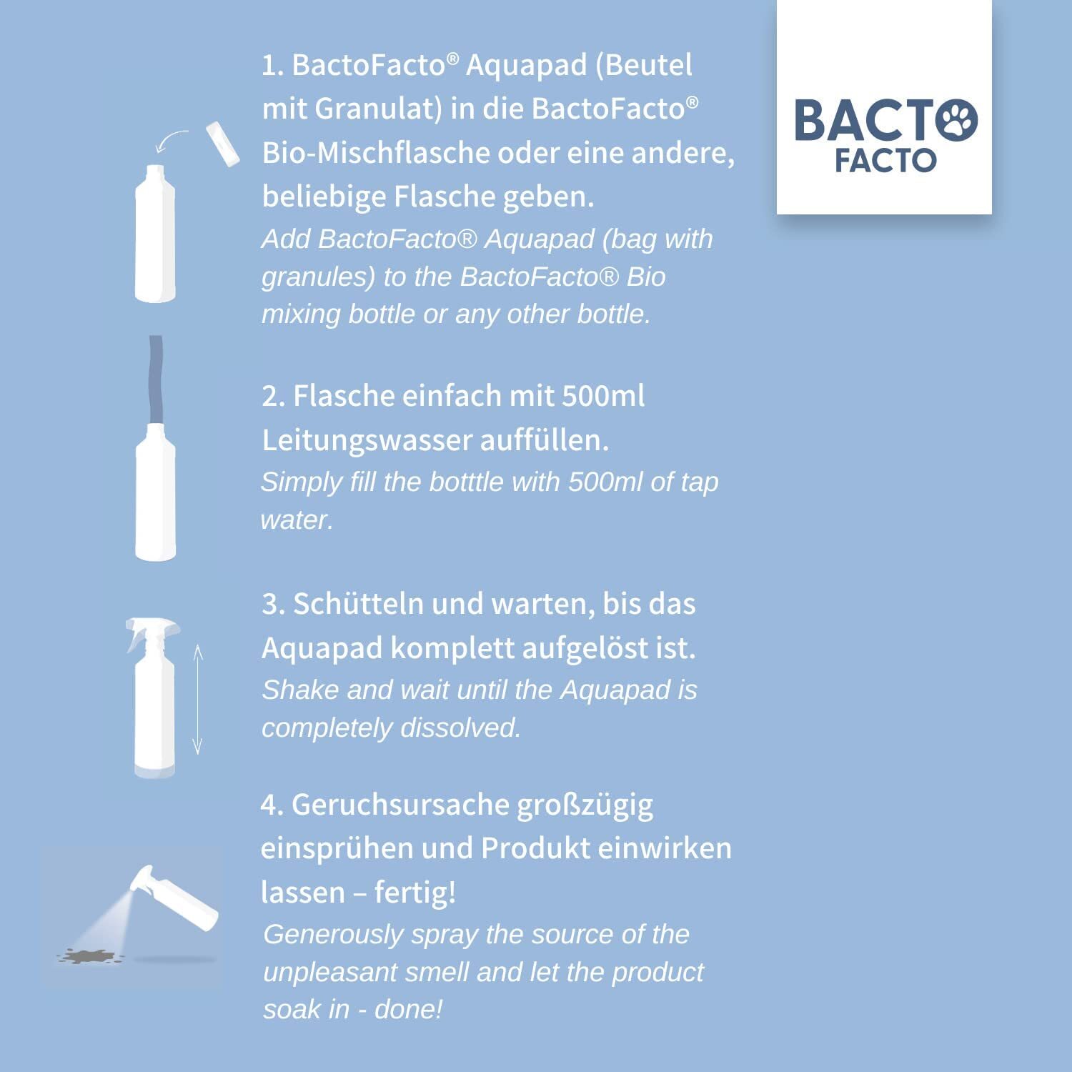 ChronoBalance Windeln & Hygiene ChronoBalance BactoFacto probiotischer Geruchsstopp Pads für 2 Liter