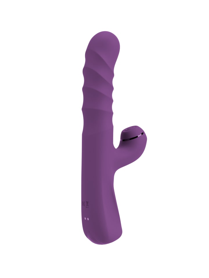 Javida Rabbitvibrator 3 Function Rabbit Vibrator in lila günstig kaufen 24 cm