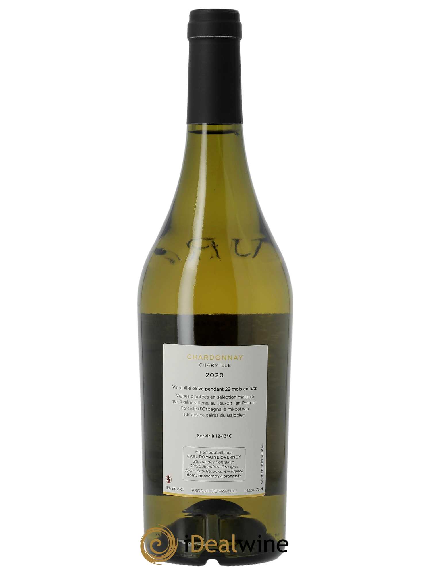 Côtes du Jura Charmille Chardonnay Guillaume Overnoy  2020 - Lot de 1 Bouteille