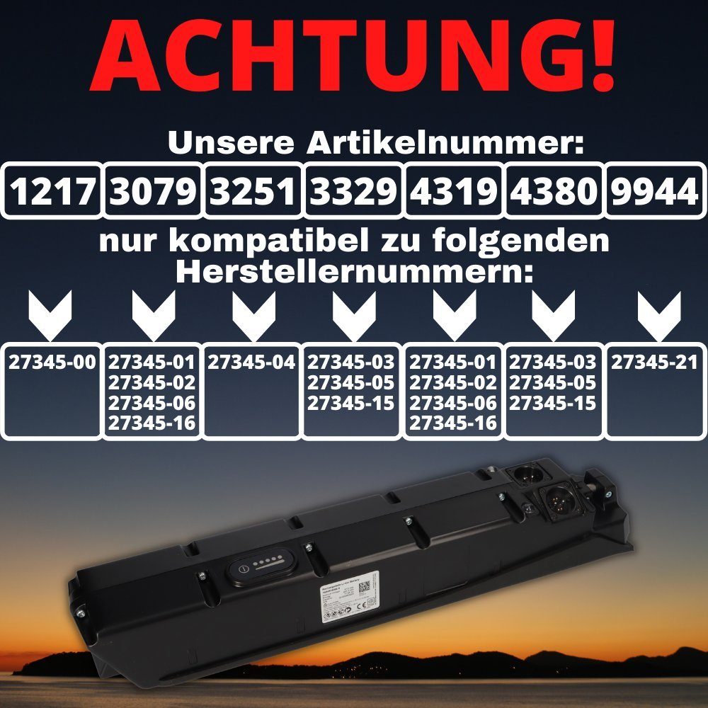 BMZ Brose E-Bike Akku Unterrohr halbintegral mit wake 36V 17,5Ah 27345-15 E-Bike Akku