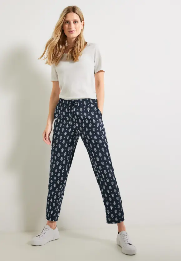 CECIL Casual Fit Hose mit Print
