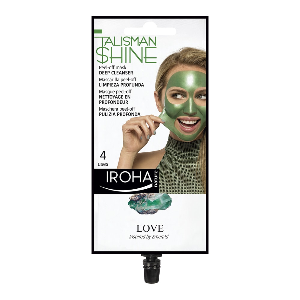 iroha MASQUE CRÈME LOVE - Peel-Off Nettoyage en profondeur Masque crème peel-off