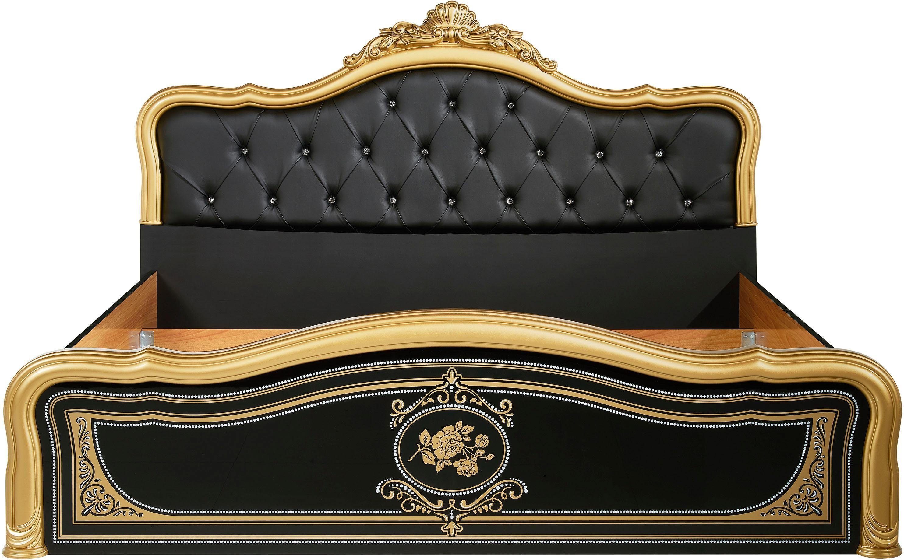 INOSIGN Schlafzimmer-Set ALICE, (4-St), mit gepolstertem Kopfteil
