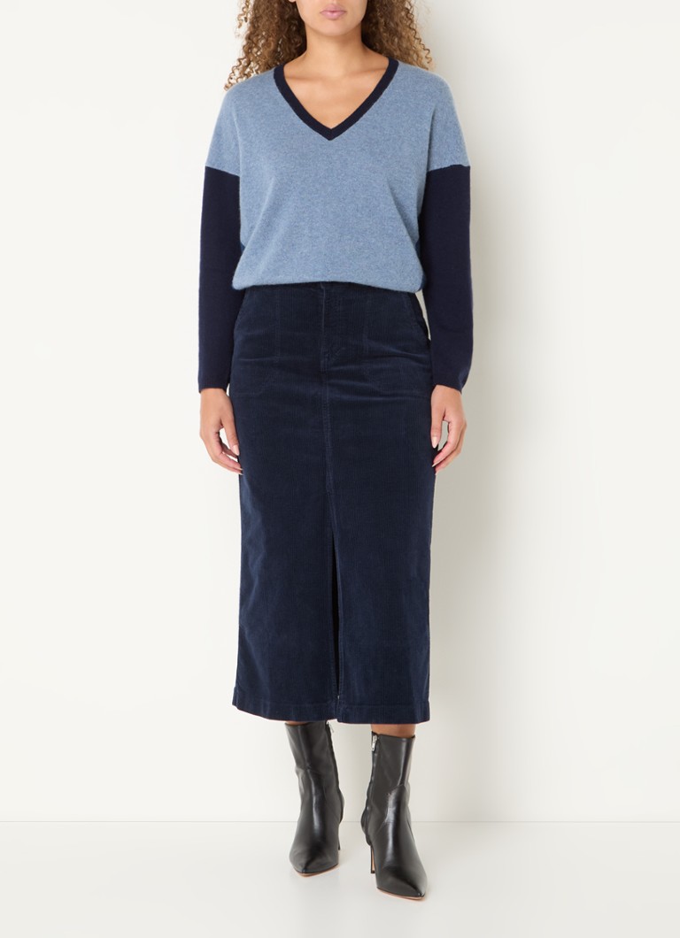 Gonna midi in velluto a coste di Gerard Darel