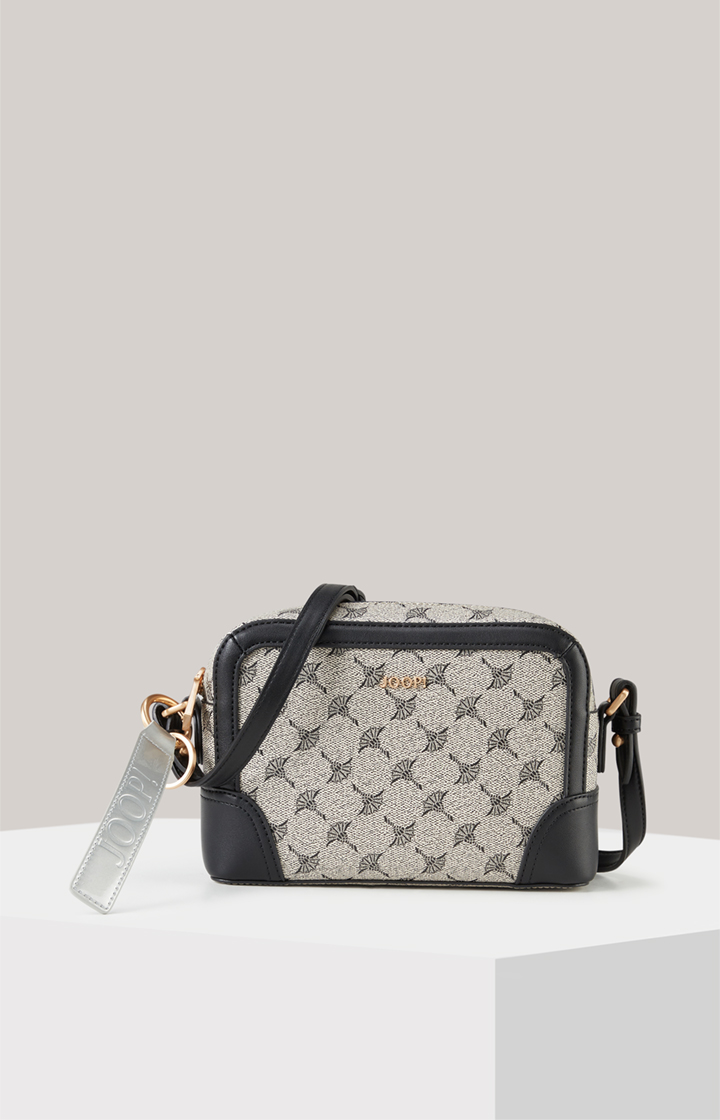 Schultertasche Mazzolino Edition Cloe in Schwarz/Offwhite