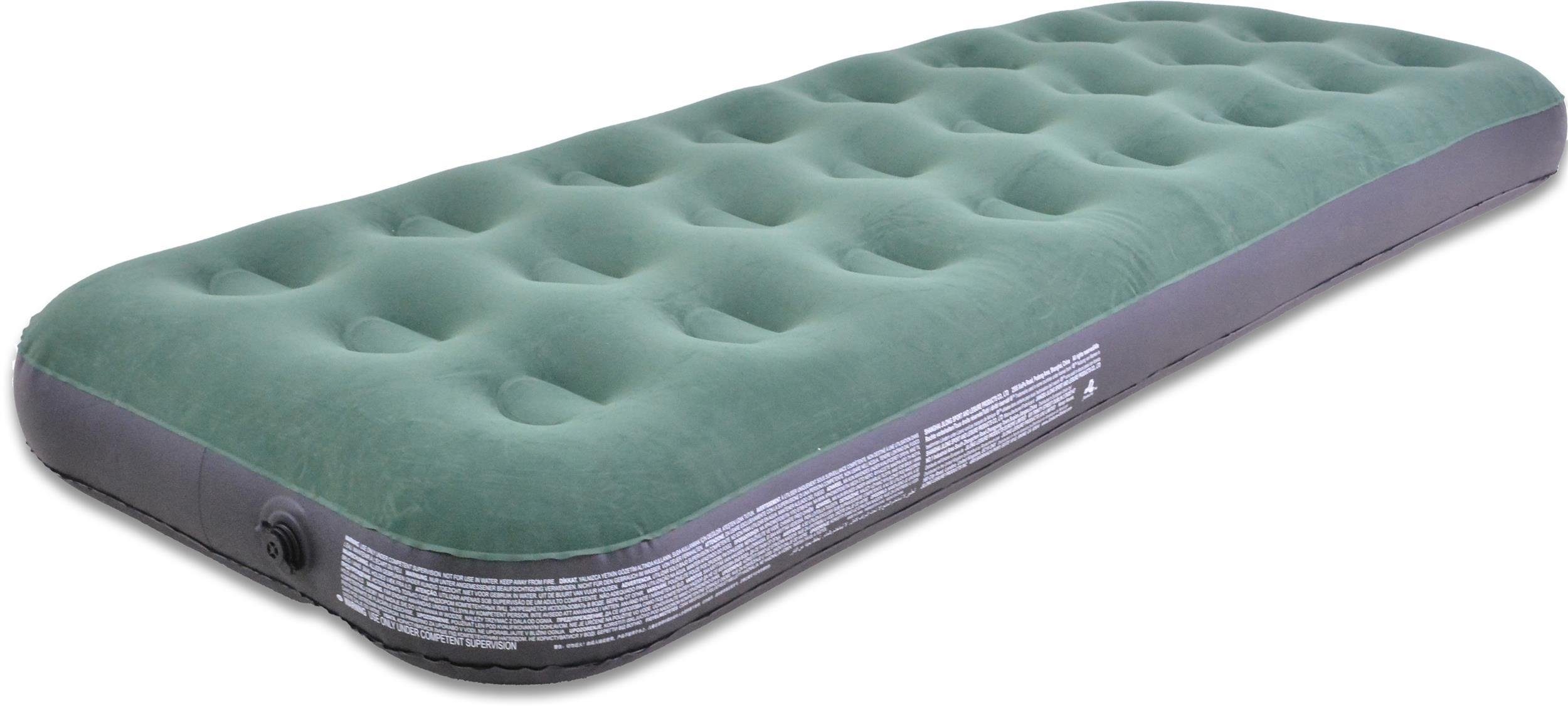 Avenli Luftbett Campingbett olivgrün 191x73x22 cm, (EInzelpack), Gästebett mit beflockter Oberfläche