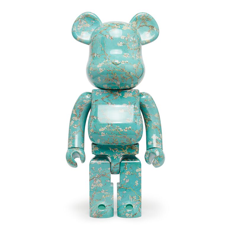 Medicom Bearbrick Van Gogh Almond Blossoms 1000% multicolor