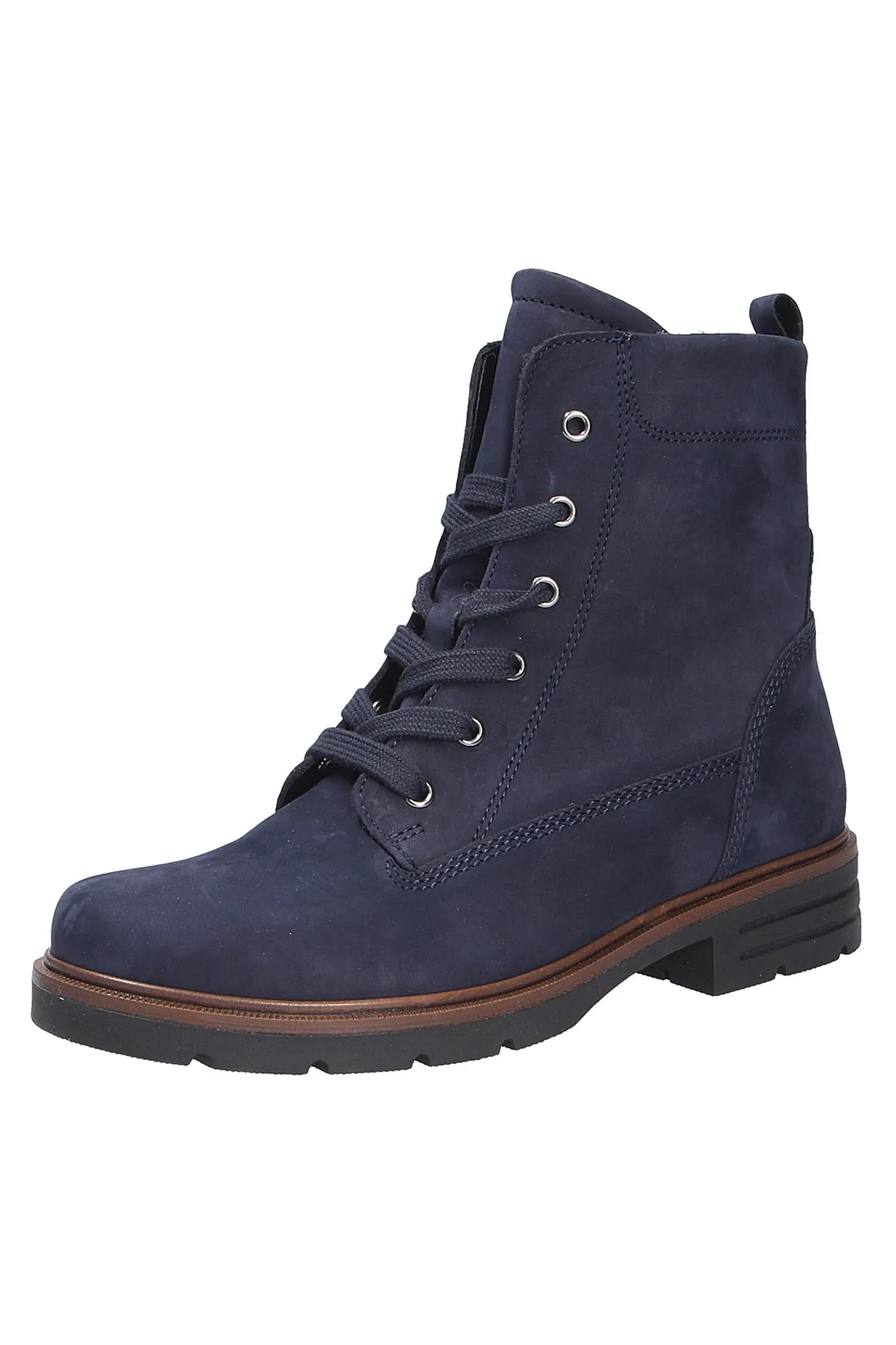 GABOR  Stiefelette - Blau - Blockabsatz