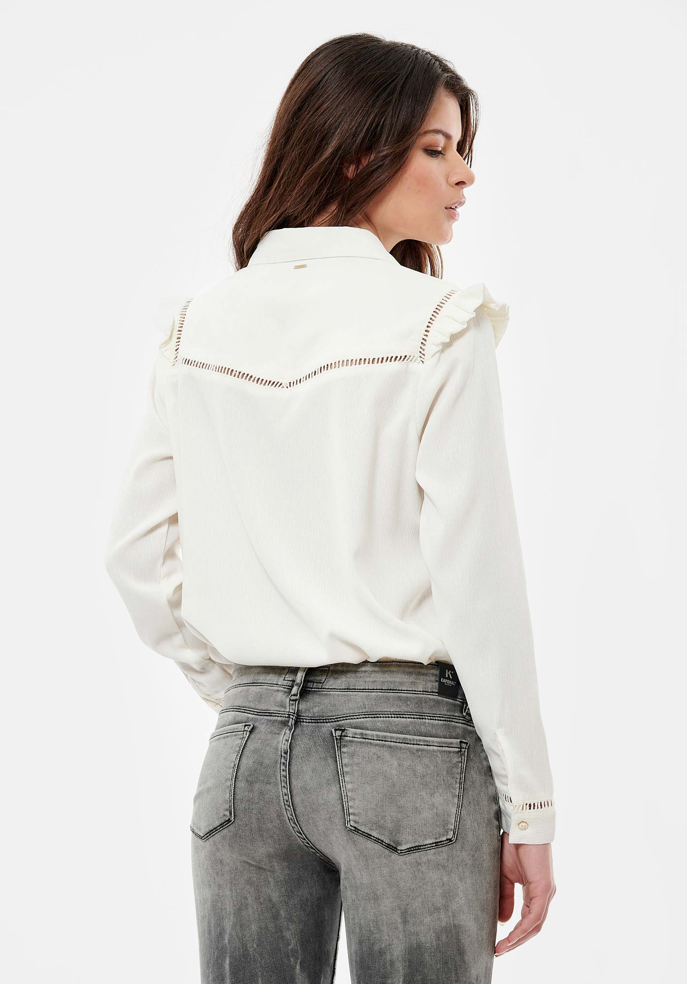 BRIAN  Chemise écrue femme