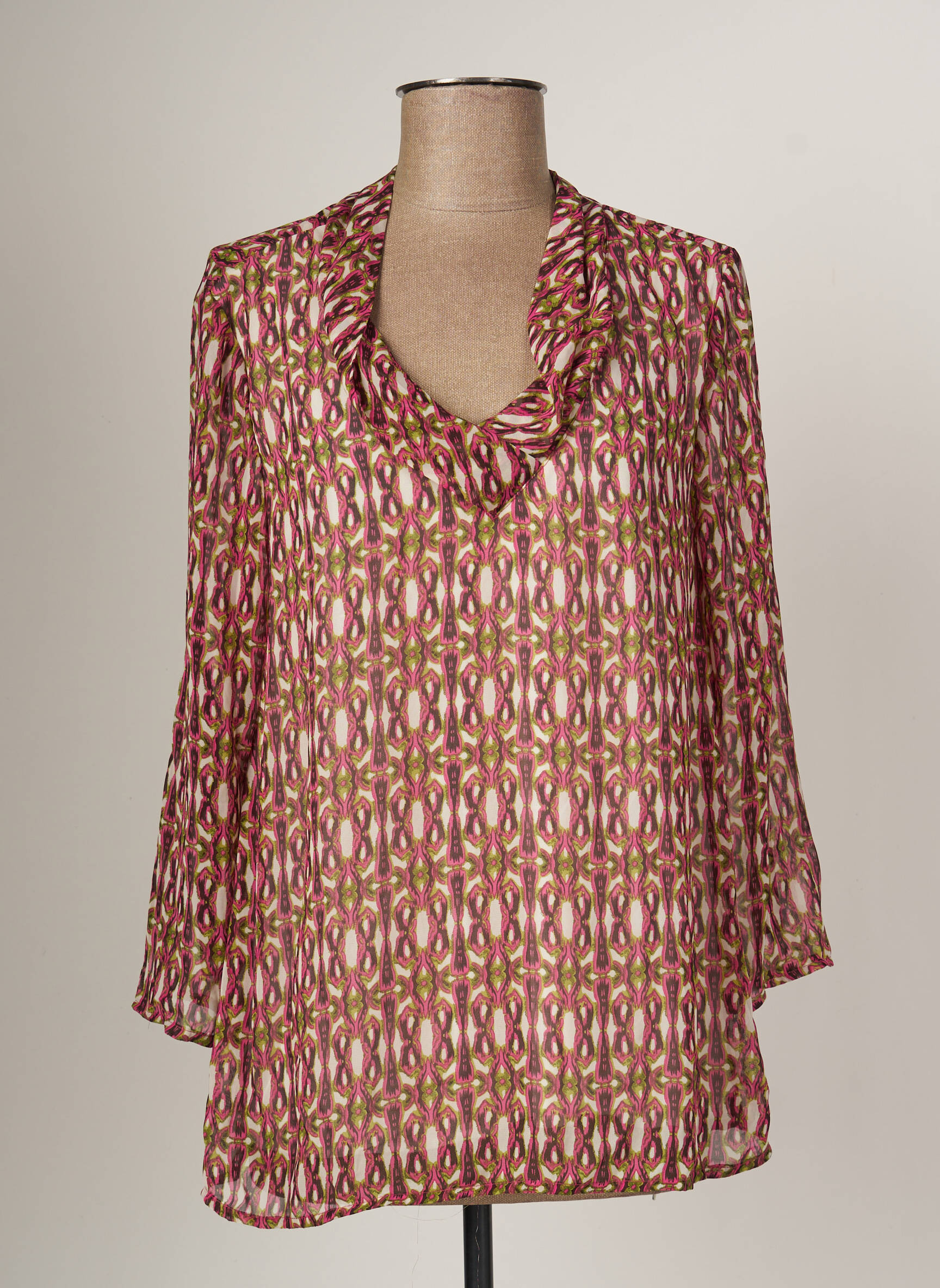 Areline Tuniquemanchelongue Femme couleur rose