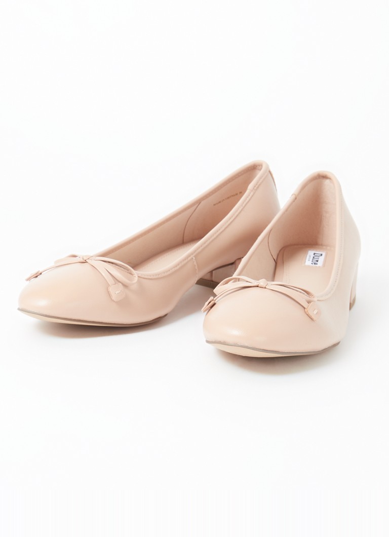 Dune London Hollies nahkaiset ballerinat