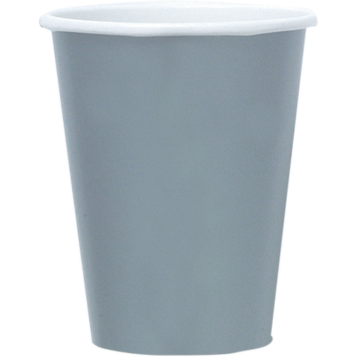 Pappbecher 250ml silber 8er