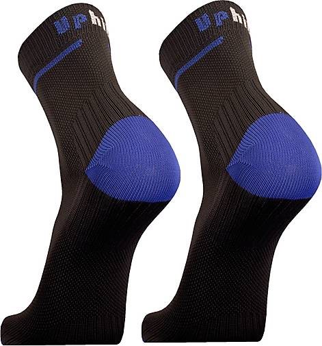 UphillSport Laufsocken 'FRONT' 2er Pack mit gepolstertem Rist
