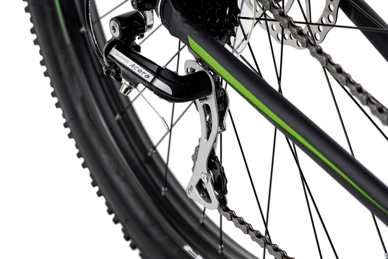 KS Cycling Mountainbike Hardtail 27,5'' Plus Xceed Schwarz-Grün RH 46 cm