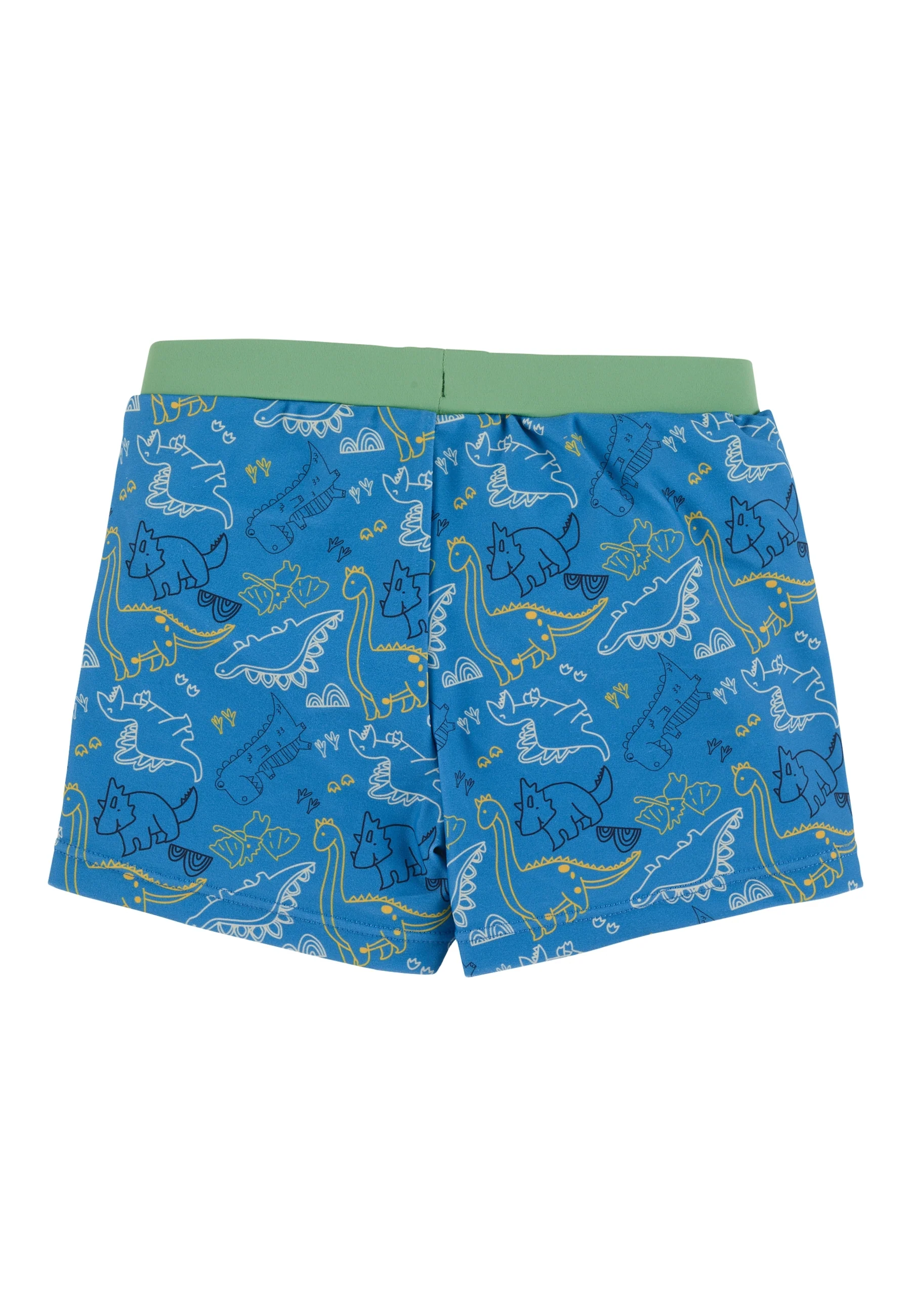 Badeshorts Blau mit allover Dino Muster