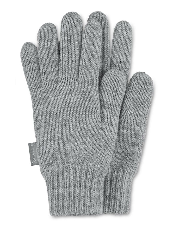 Sterntaler Strick-Fingerhandschuh in silber mel. günstig kaufen onesize