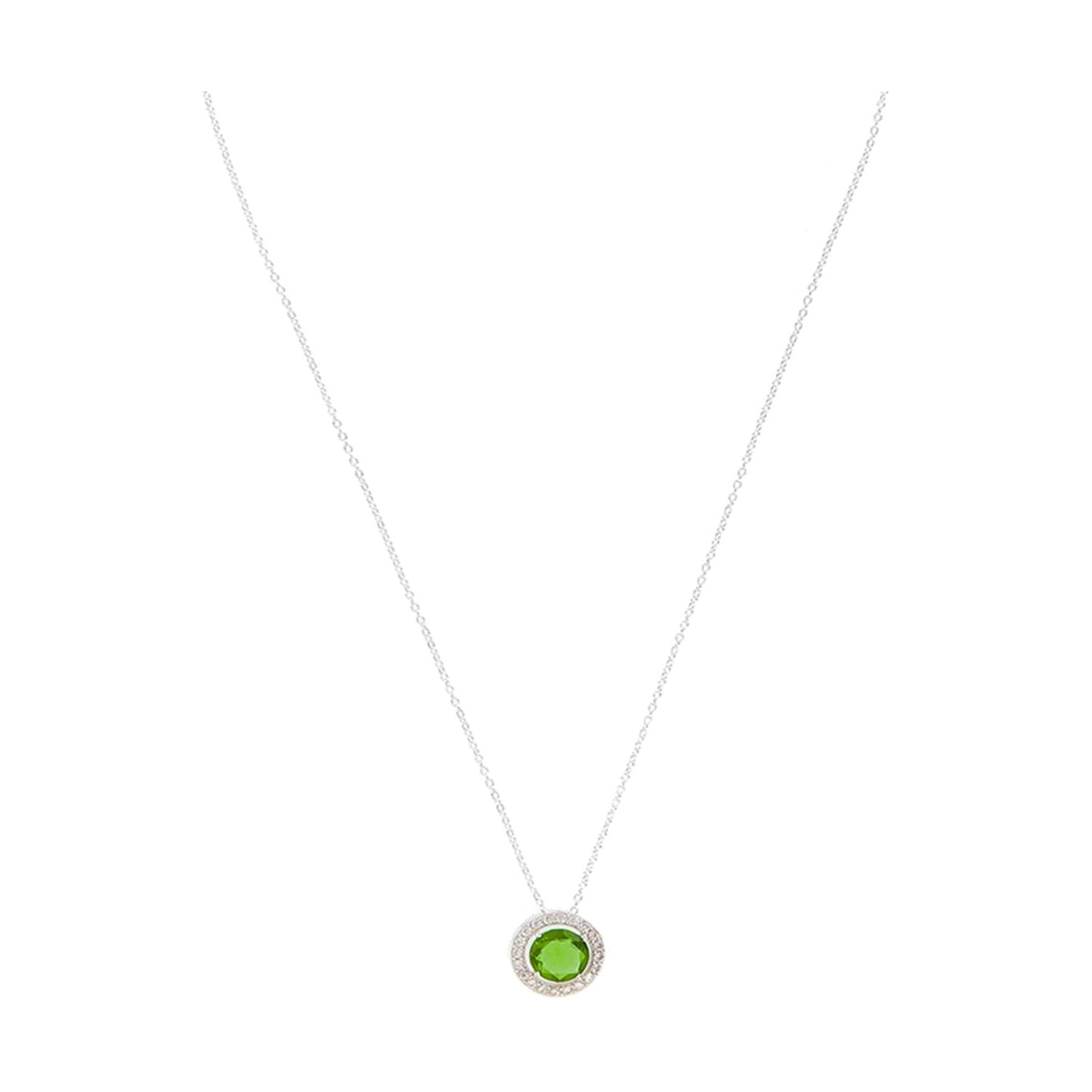 Halskette mit Anhänger 'Peridot Quarz'