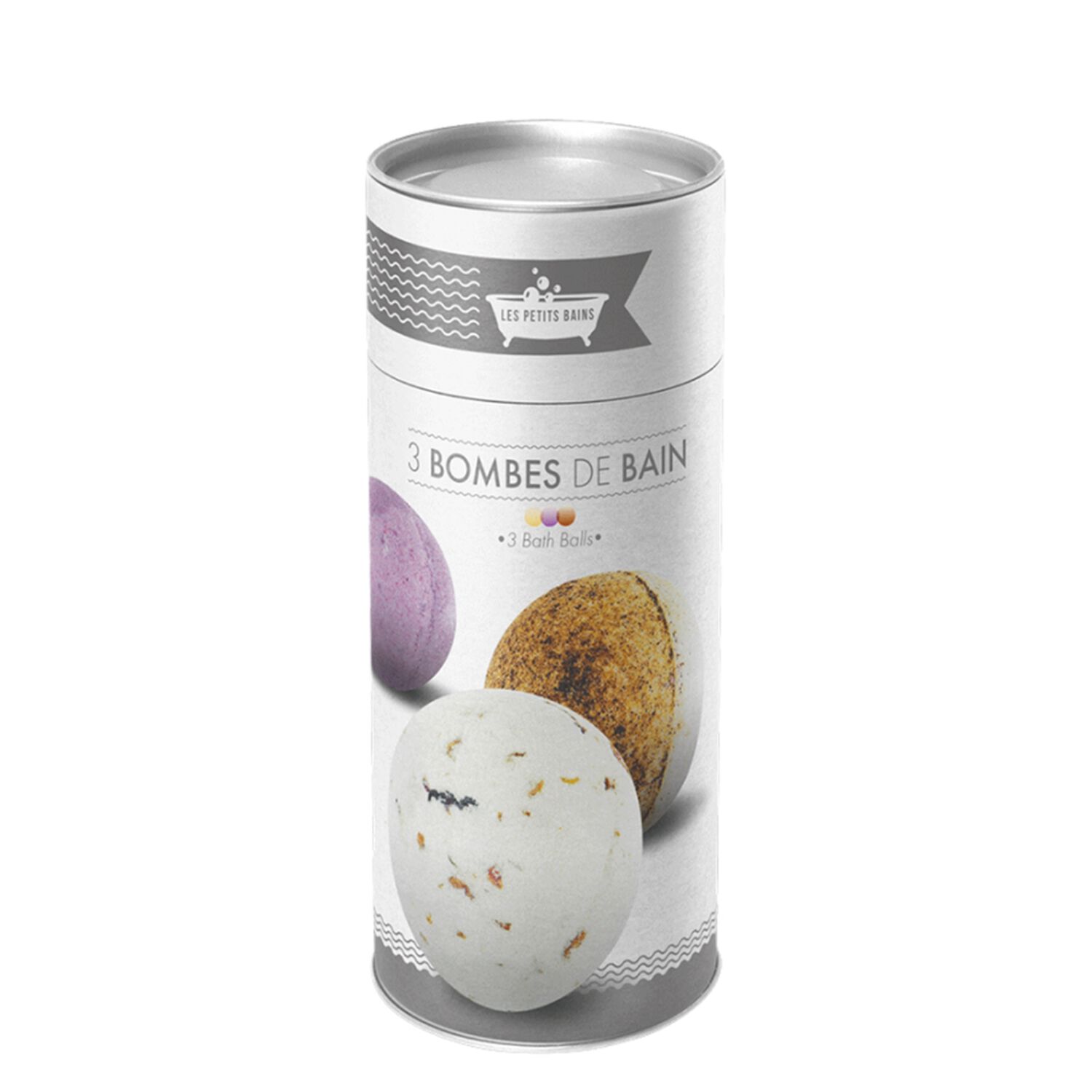 Les Petits Bains de Provence Bombes de Bain Coffret Vanille, Café, Lavande