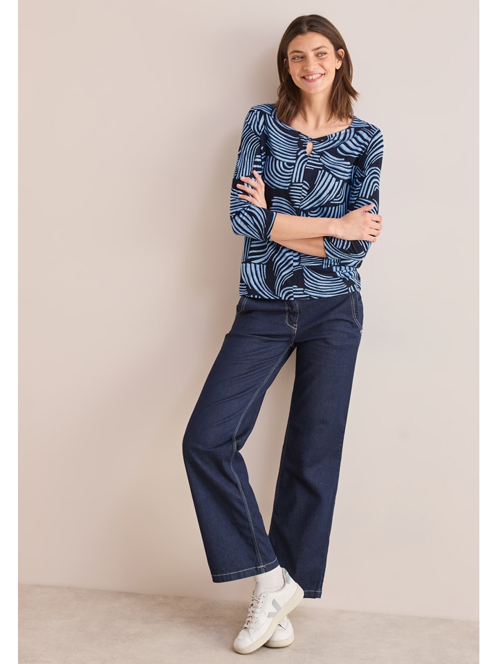 Cecil Longsleeve in Blau günstig kaufen