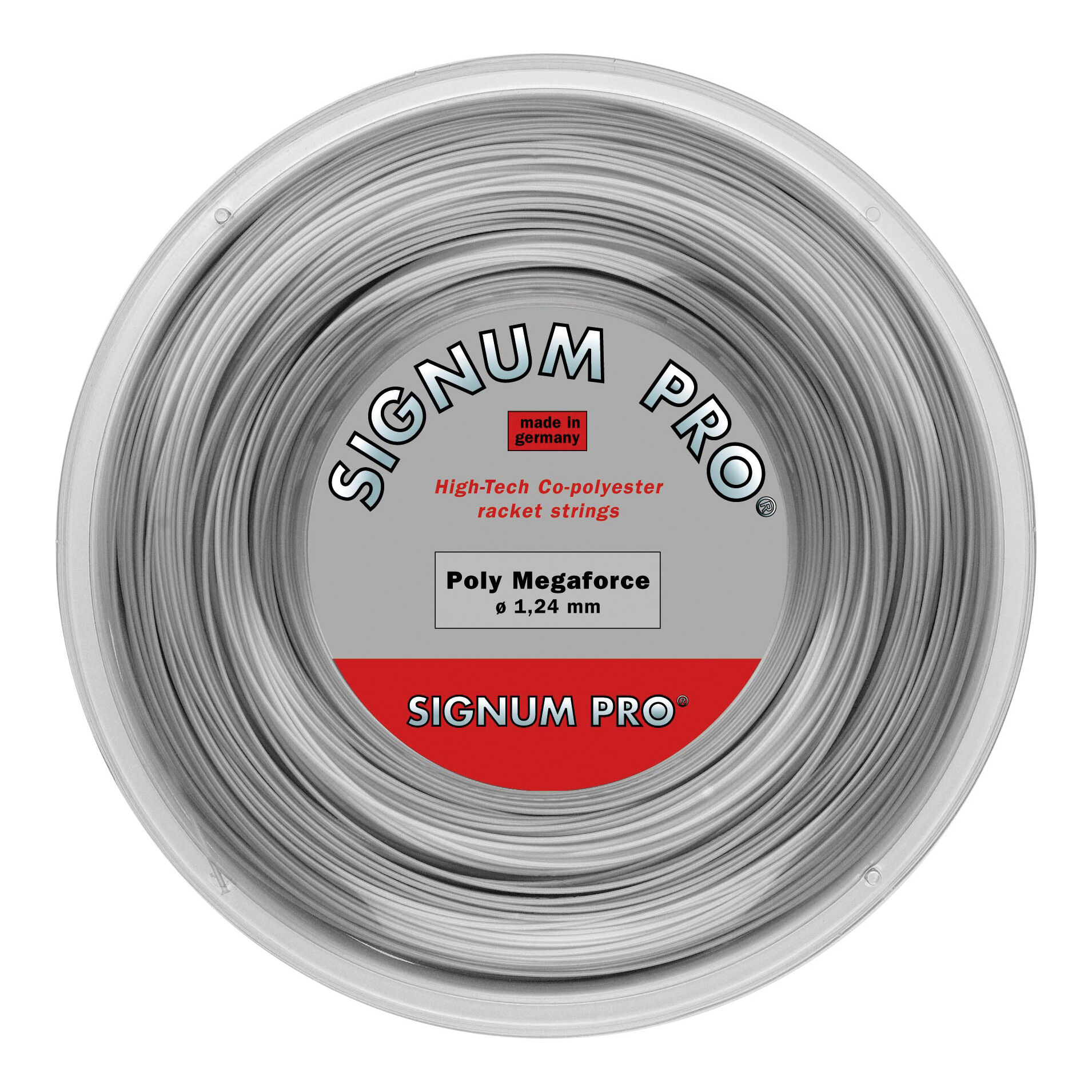 Poly Megaforce Saitenrolle 200m - Silber
