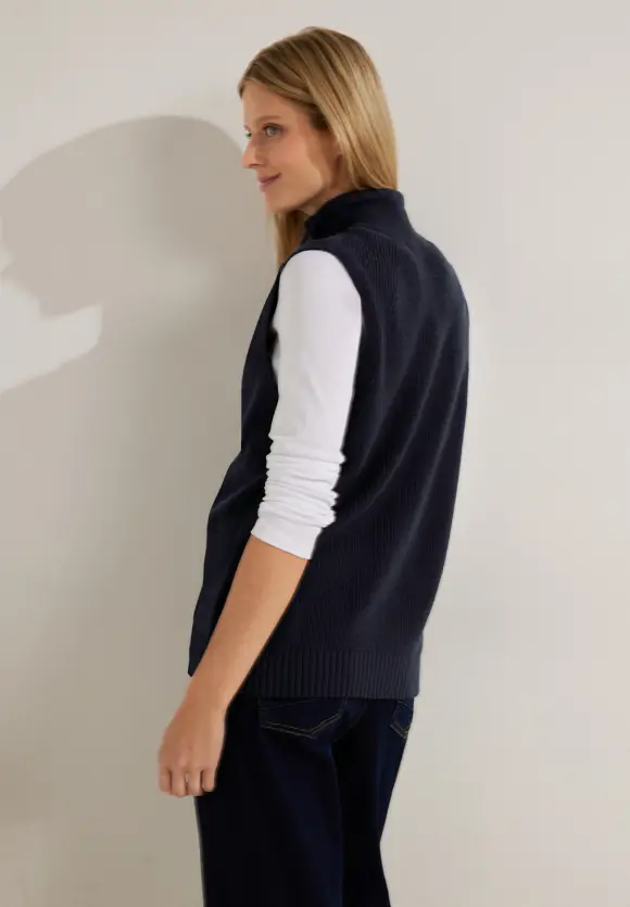 CECIL Cosy Zipper Strickweste