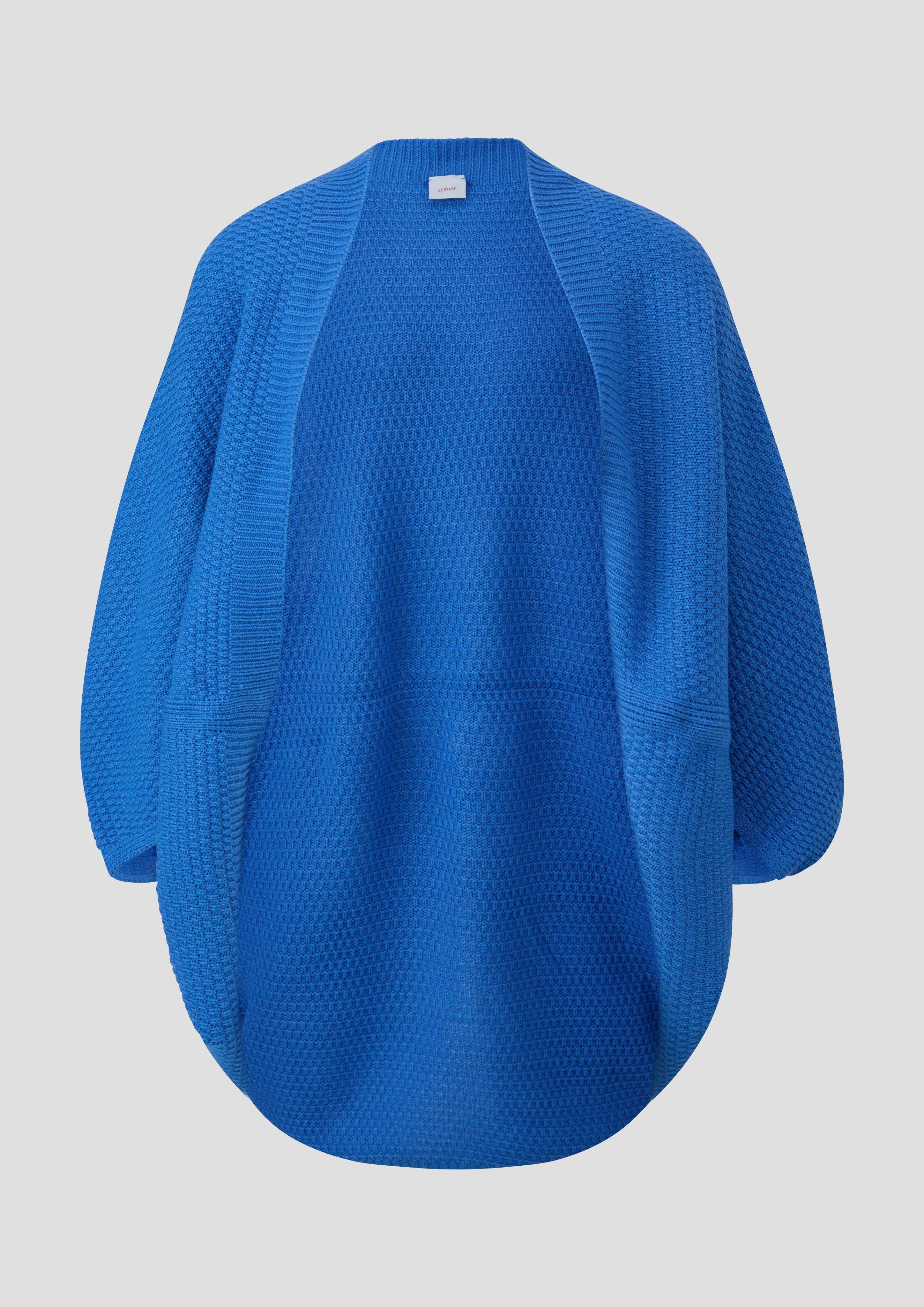 Poncho in Woll-Optik  2140537-5531