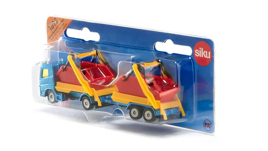 SIKU 1695 Super - LKW mit Absetzmulde und Anhänger